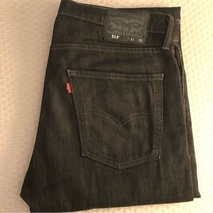 Levi’s- 513- Men’s , straight fit Jeans- W31/L32; Black color